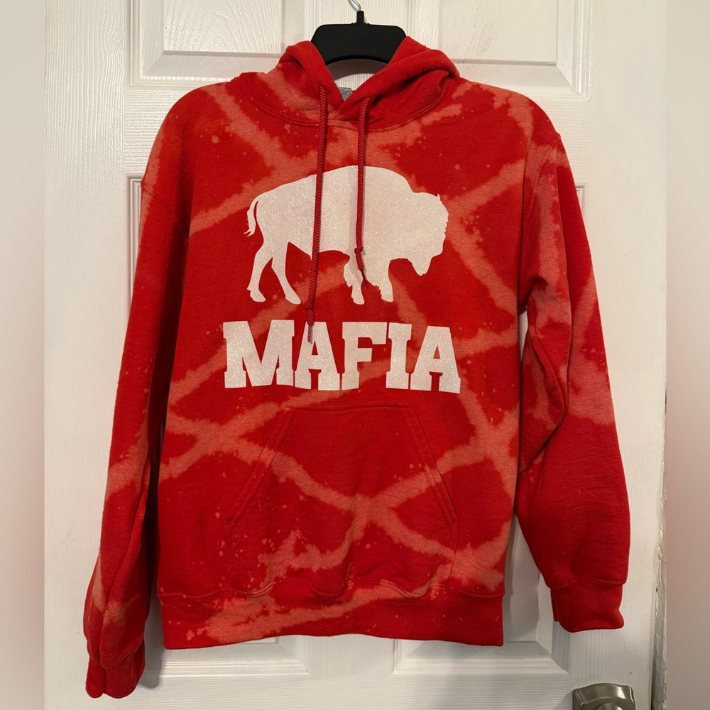 Buffalo Bills Inspired women’s hoodie. Gildan Brand. Unisex fit. Size small
